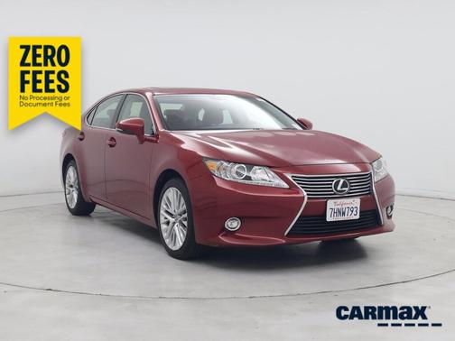 Red 2015 Lexus ES 350