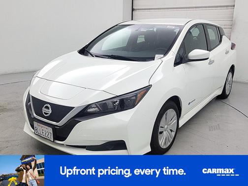 White 2019 Nissan Leaf S