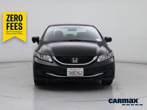 Black 2015 Honda Civic SE