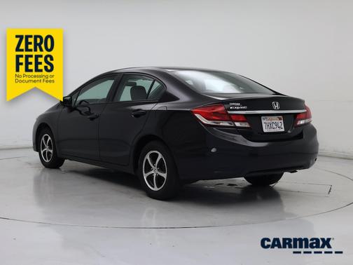 Black 2015 Honda Civic SE
