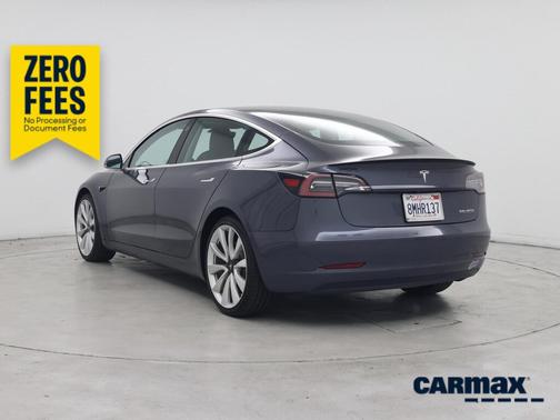 Gray 2019 Tesla Model 3 Performance