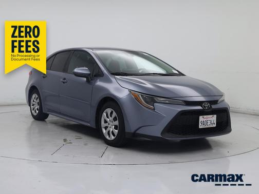 Blue 2021 Toyota Corolla LE