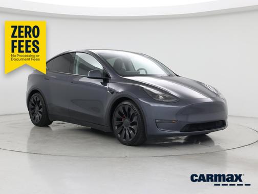 Gray 2023 Tesla Model Y Performance