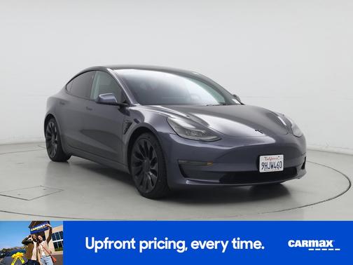 Gray 2023 Tesla Model 3 Performance