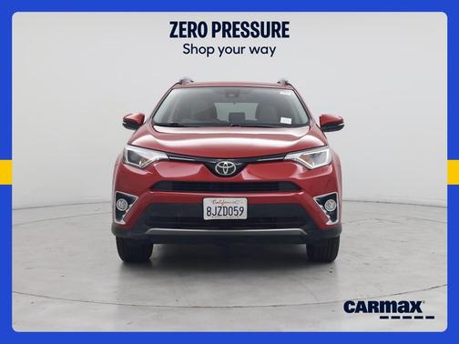 Red 2017 Toyota RAV4 XLE