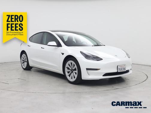 White 2023 Tesla Model 3