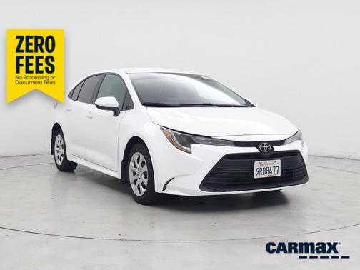 White 2025 Toyota Corolla LE