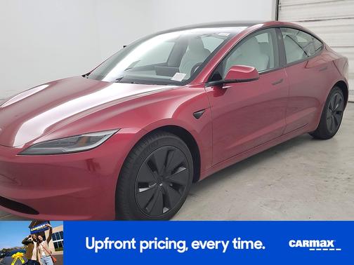 Red 2024 Tesla Model 3