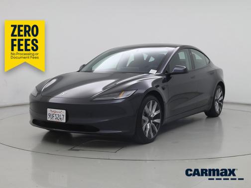 Gray 2025 Tesla Model 3 Long Range