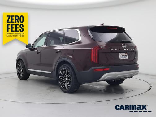 Burgundy 2021 Kia Telluride LX