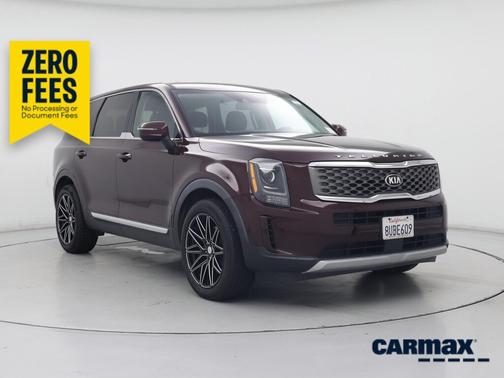 Burgundy 2021 Kia Telluride LX