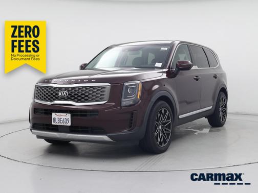 Burgundy 2021 Kia Telluride LX