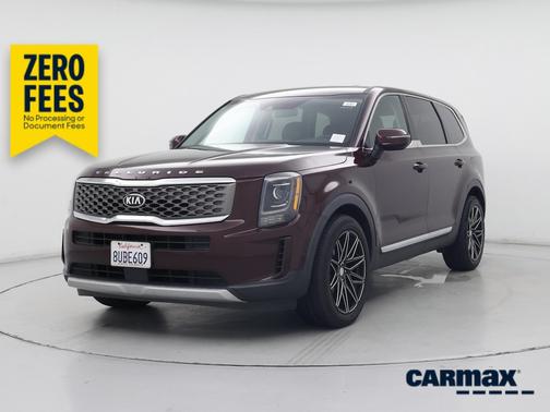 Burgundy 2021 Kia Telluride LX