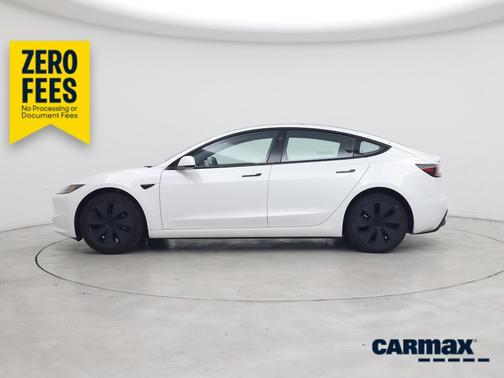 White 2025 Tesla Model 3 Long Range