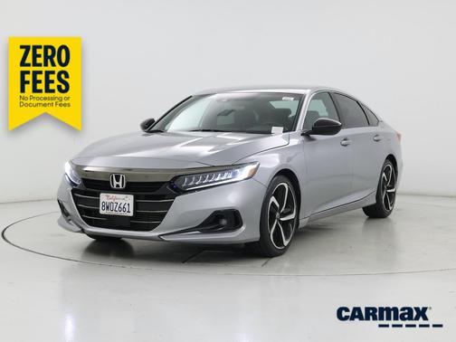 Silver 2021 Honda Accord Sport