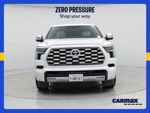 White 2024 Toyota Sequoia Capstone