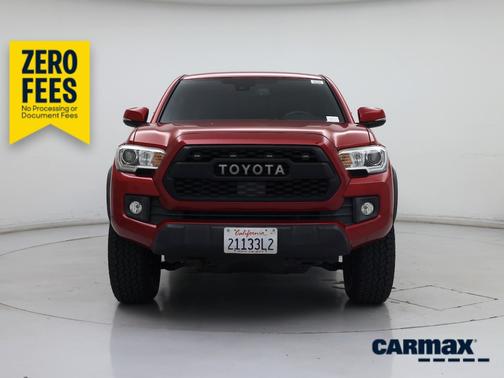 Red 2018 Toyota Tacoma TRD Off Road