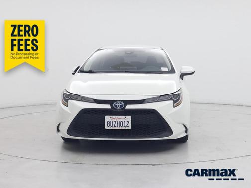 White 2020 Toyota Corolla Hybrid LE