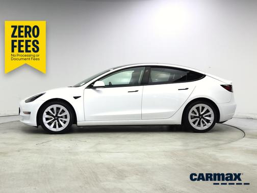 White 2022 Tesla Model 3 Long Range