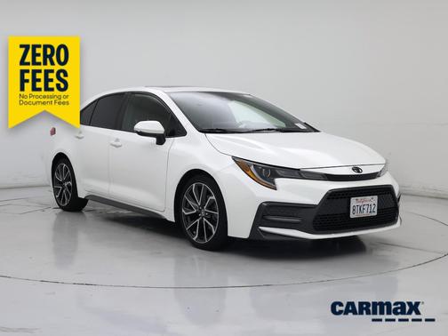 White 2021 Toyota Corolla XSE