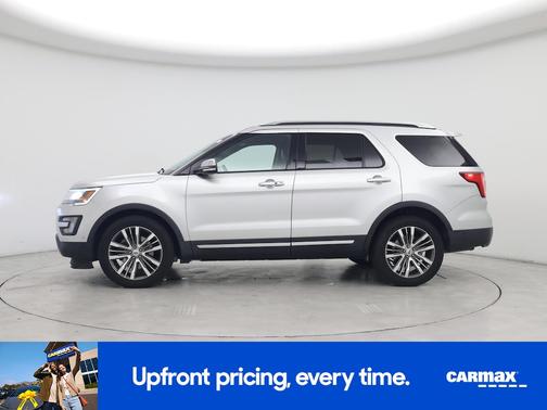 Silver 2017 Ford Explorer Platinum