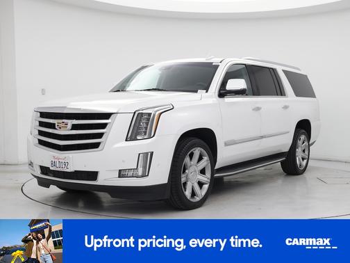 White 2017 Cadillac Escalade ESV Luxury