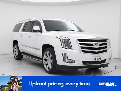 White 2017 Cadillac Escalade ESV Luxury