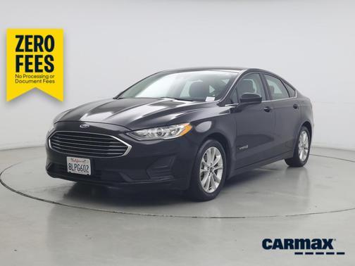 Black 2019 Ford Fusion Hybrid SE