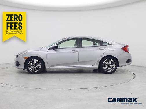 Gray 2018 Honda Civic EX-L