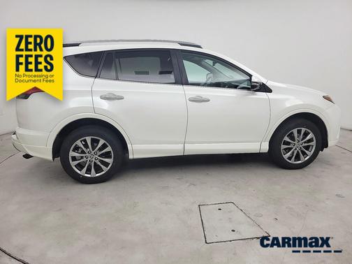 White 2017 Toyota RAV4 Platinum