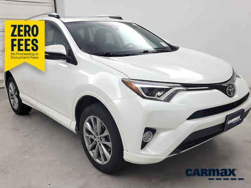 White 2017 Toyota RAV4 Platinum