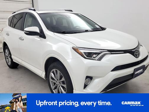 White 2017 Toyota RAV4 Platinum