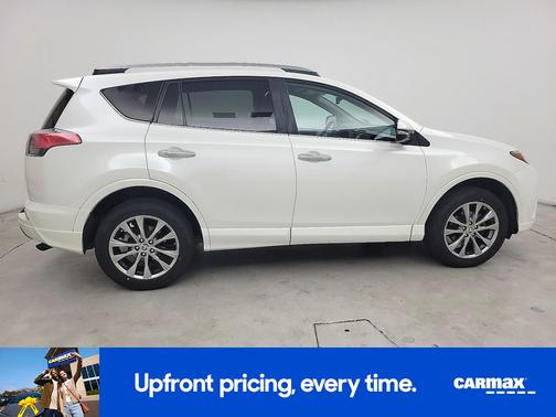 White 2017 Toyota RAV4 Platinum