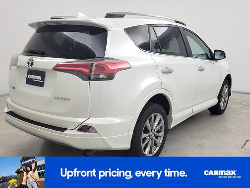 White 2017 Toyota RAV4 Platinum