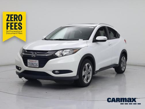 White 2017 Honda HR-V EX-L