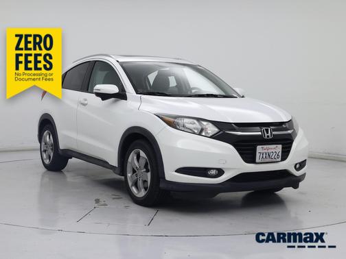 White 2017 Honda HR-V EX-L
