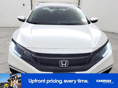 White 2020 Honda Civic LX