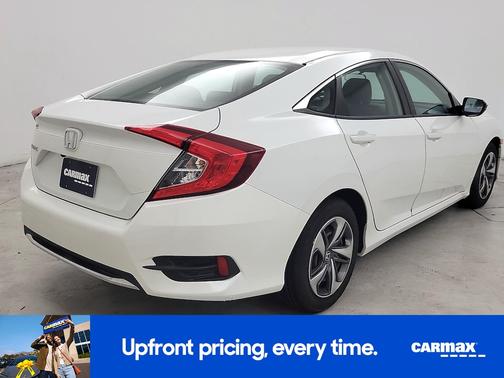 White 2020 Honda Civic LX