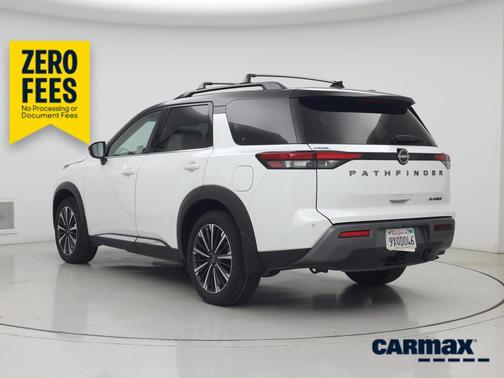 White 2026 Nissan Pathfinder Platinum