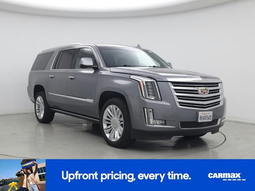Silver 2019 Cadillac Escalade ESV Platinum