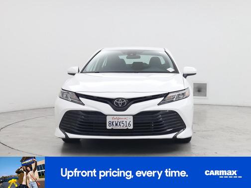 White 2019 Toyota Camry LE