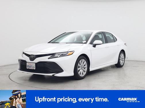 White 2019 Toyota Camry LE