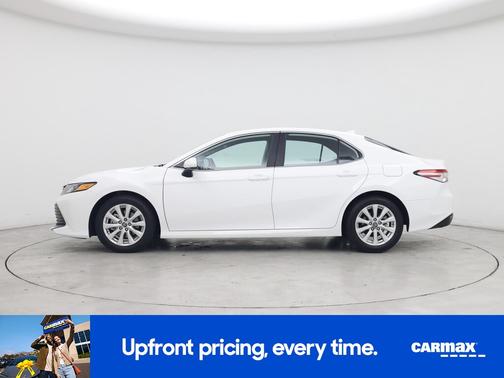 White 2019 Toyota Camry LE