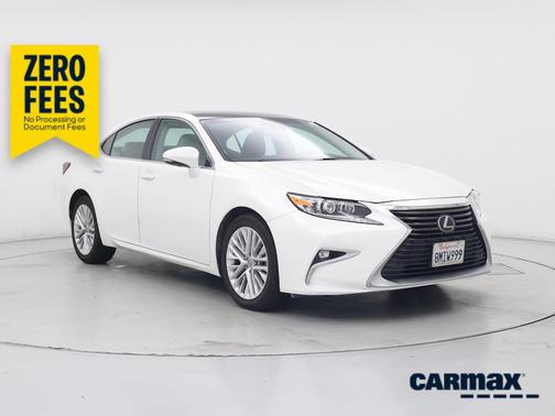 White 2018 Lexus ES 350