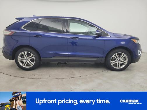 Blue 2015 Ford Edge Titanium