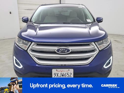 Blue 2015 Ford Edge Titanium