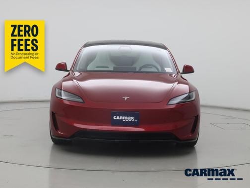 Red 2025 Tesla Model 3 Performance