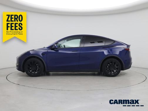 Blue 2021 Tesla Model Y Long Range