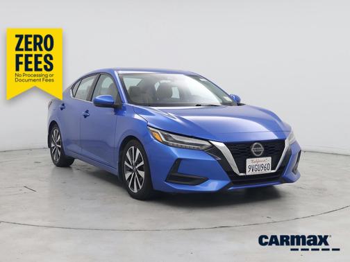 Blue 2020 Nissan Sentra SV
