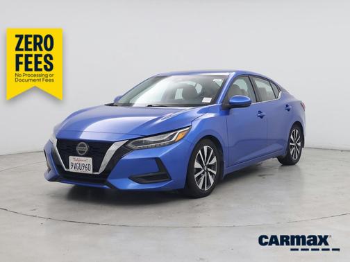 Blue 2020 Nissan Sentra SV